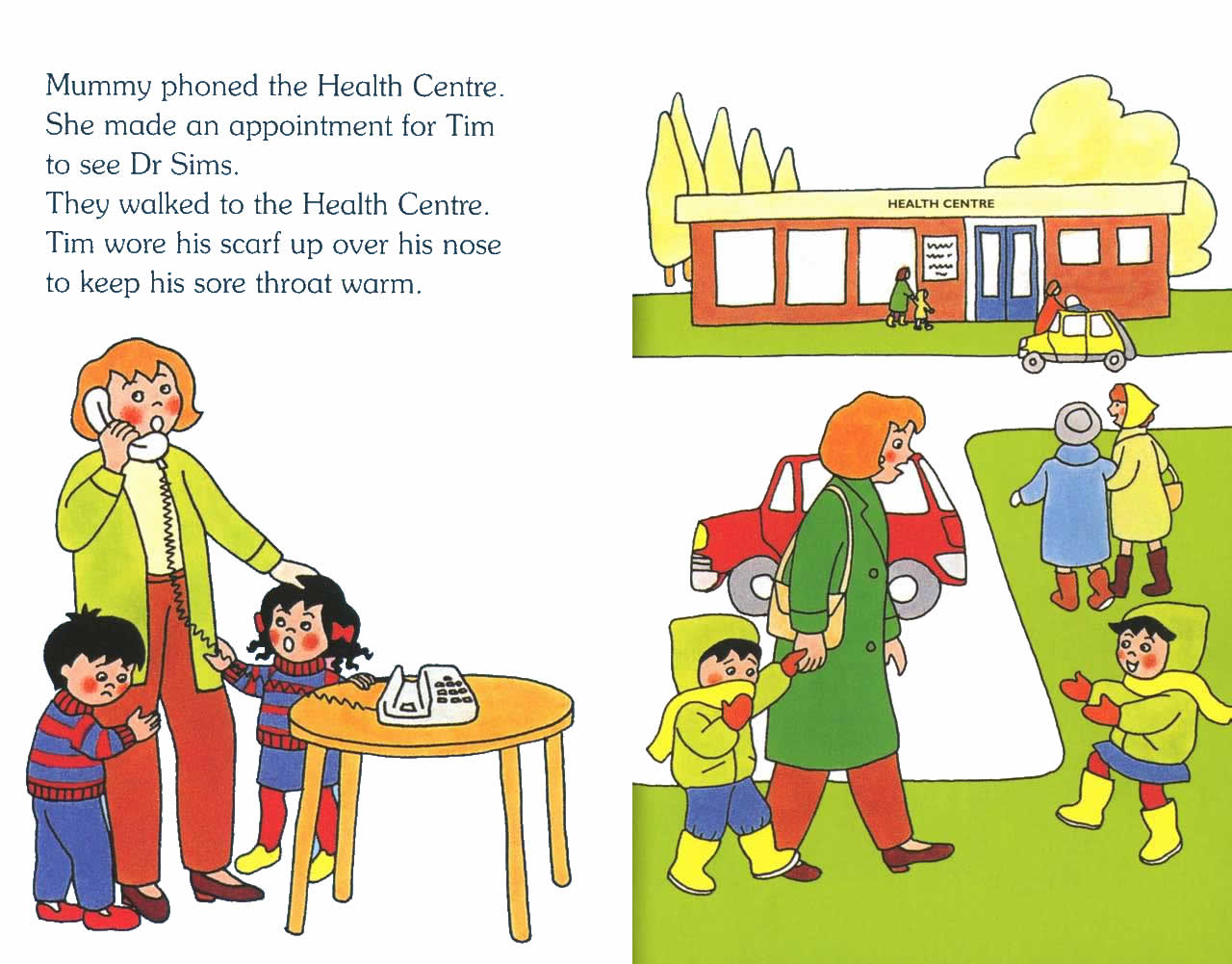 Ladybird - Topsy Tim Books - Go To The Doctor (05),绘本,绘本故事,绘本阅读,故事书,童书,图画书,课外阅读